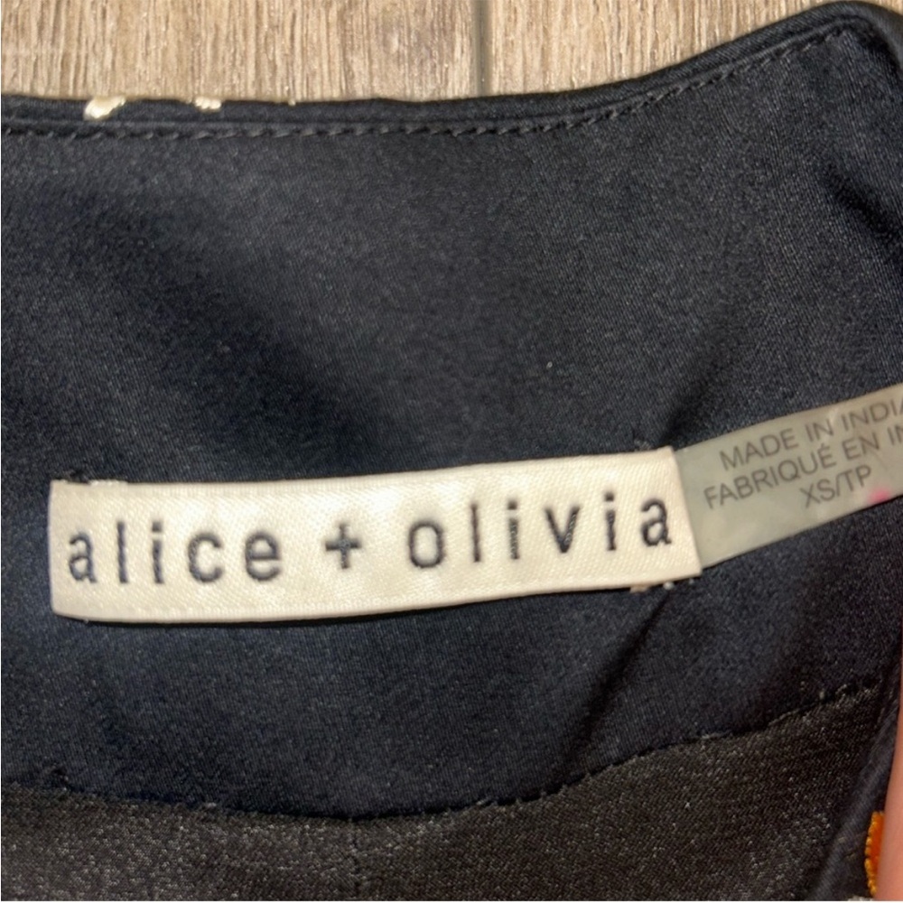 Alice + Olivia Rory Embroidered Long Jacket and Sherri Floral Embroidered Shorts - Picture 11 of 13